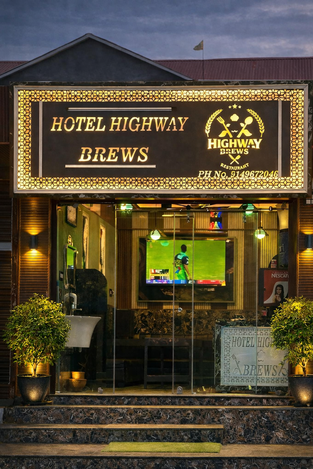 Hotel Highway Brews storefront